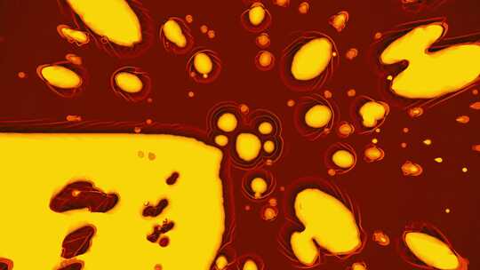 橙色生物化学神经病毒细菌血细胞分裂背景4