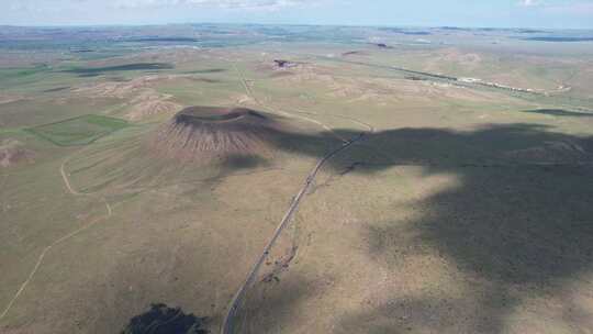 内蒙古乌兰哈达火山群航拍