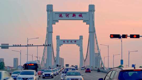 京杭运河之都济宁大桥