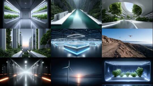 绿色能源驱动未来 碳中和引领可持续发展高清在线视频素材下载