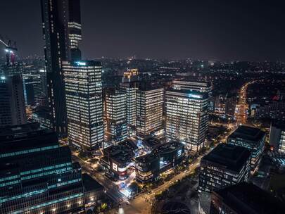 上海写字楼夜景