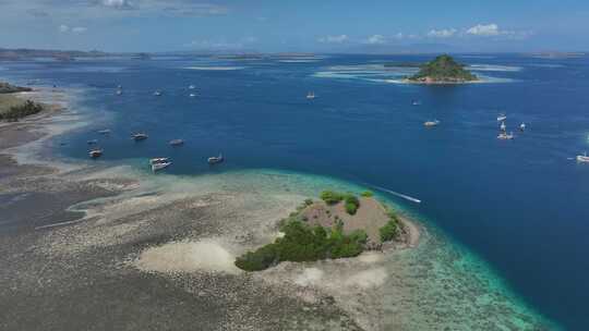 HDR印尼东努沙登加拉印度洋群岛风光航拍