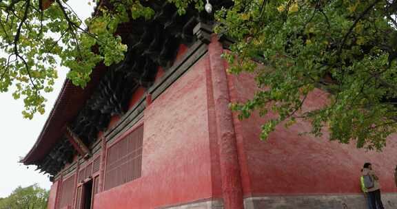 山西省大同市古建筑善化寺风光