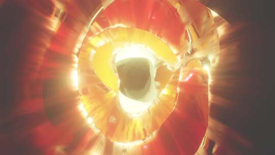 彩色漩涡三维隧道无限循环背景视频素材模板下载