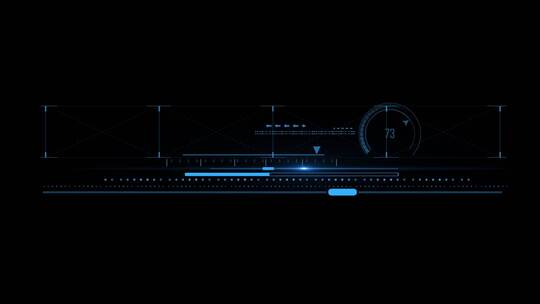 科技感hud元素视频素材模板下载