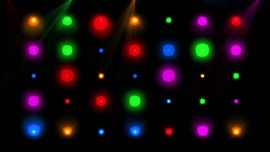 4K五彩缤纷闪烁灯光视频2