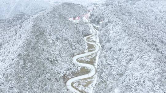 江西九江庐山风景区冬季雪景风光