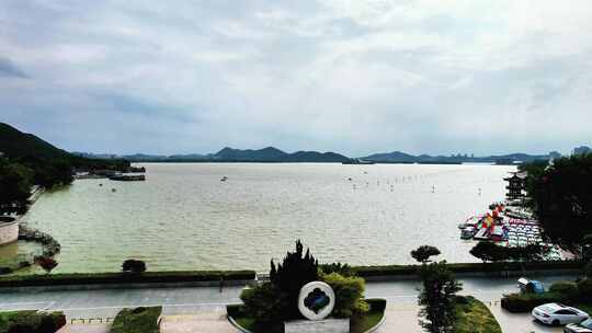 徐州云龙湖5A景区航拍视频素材模板下载