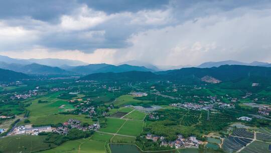 大径山乡村国家公园航拍延时风景