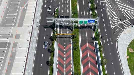 海底隧道 隧道航拍