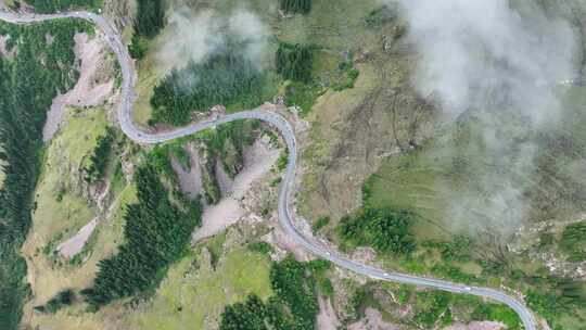 云雾盘山公路