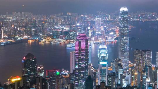 香港城市夜景