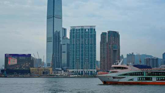 【正版素材】香港维多利亚港