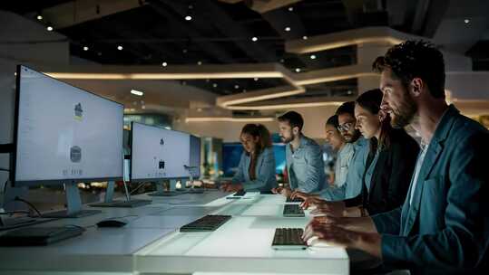 商务团队会议科研讨论