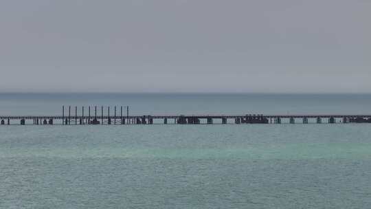 海南南海明珠人工岛航拍视频素材模板下载