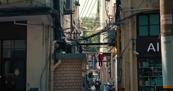 上海襄阳南路弄堂场景