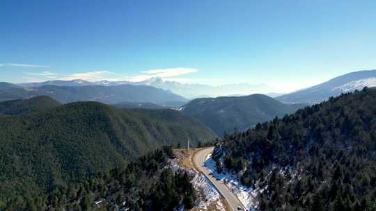 云南香格里拉雪山公路