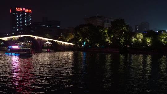 杭州桥西历史文化街区夜景