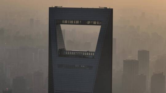 上海环球金融中心视频素材模板下载