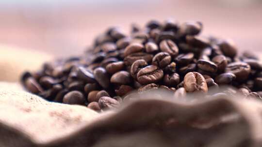烤制咖啡豆烘焙咖啡豆视频素材模板下载