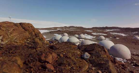 南极，营地基地，科学站，雪