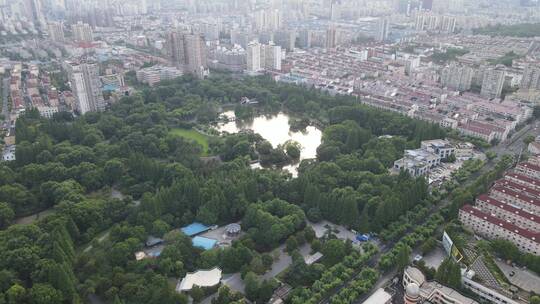 上海杨浦公园4K航拍