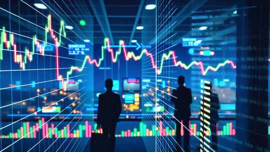 商业金融数据图表投资交易