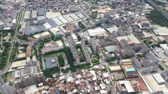 泉州鲤城区南环路车流航拍泉州大景晋江市区视频素材模板下载