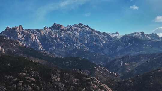 青岛崂山雪景雾凇