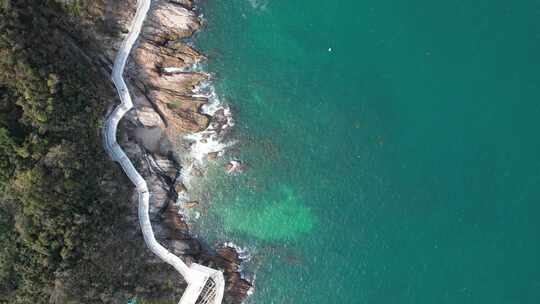 深圳海岸线，深圳大梅沙海景