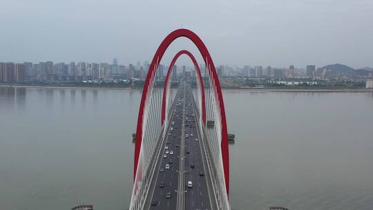 杭州之江大桥视频素材模板下载