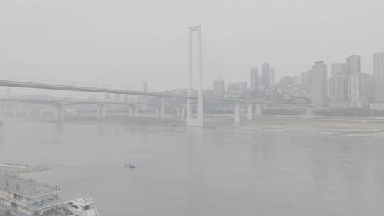 重庆渝中区航拍视频素材模板下载