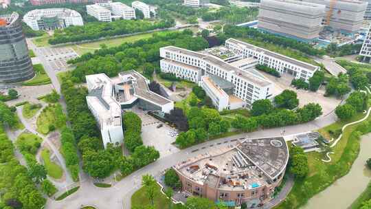 上海市闵行区华东师范大学闵行校区高校校园视频素材模板下载