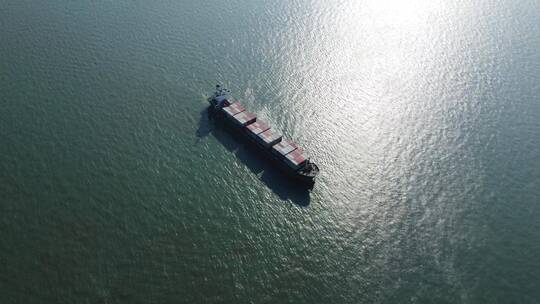 航拍福州江阴港国际码头4K实拍视频视频素材模板下载