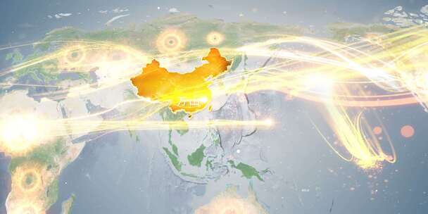 铜仁万山区地图辐射全世界覆盖全球 6
