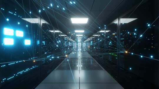 科技数据中心服务器机房合集高清在线视频素材下载