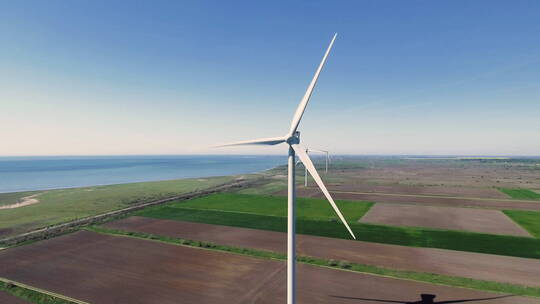 风电机组能源生产航拍