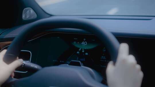 新能源汽车方向盘速度里程表仪表盘