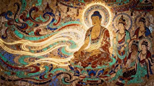 敦煌壁画古代历史彩绘宣传片