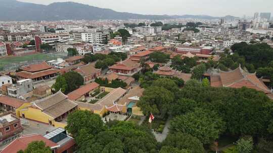 航拍福建泉州西街开元寺