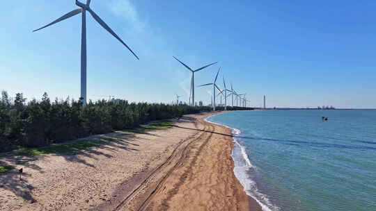 海南东方市鱼鳞洲海边石油化学能源工厂