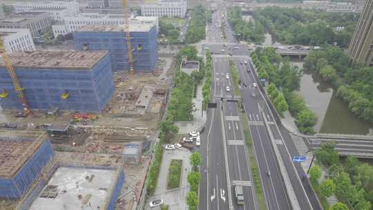 杭州下沙道路风景