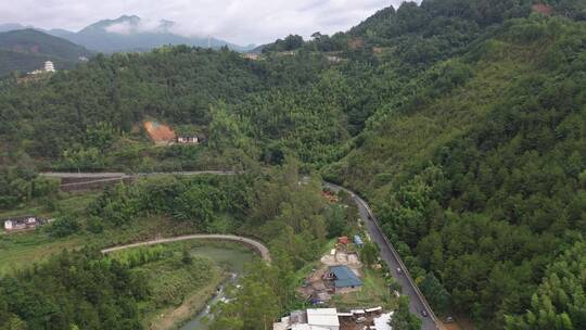 福建 德化 春美 山路 十八格盘山公路