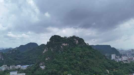 广西柳州马鞍山航拍