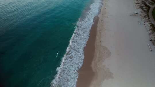 海滩，救生员塔，海岸，海岸