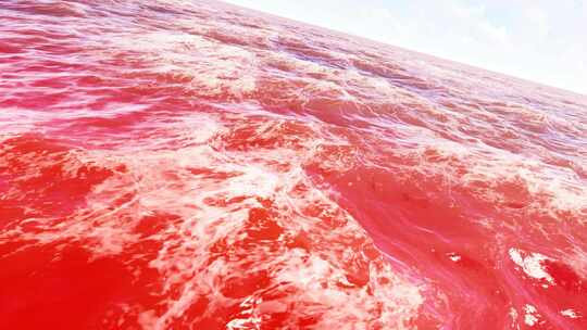 穿越被严重污染的红海