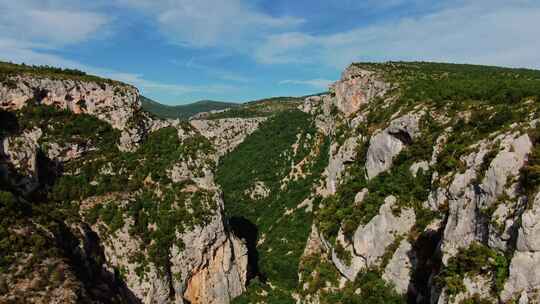 Verdon峡谷，河流，峡谷，悬崖