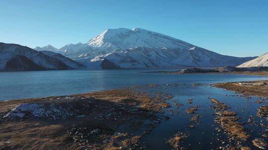 新疆阿克陶县慕士塔格雪山风景