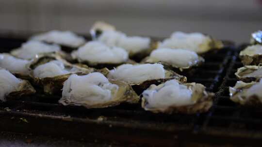 美食 夜市 生蚝 食物 烧烤