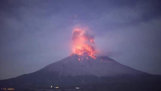 火山爆发